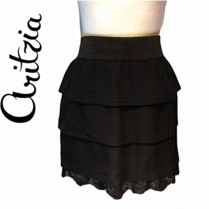 Αritzia central‎ park west layered mini skirt